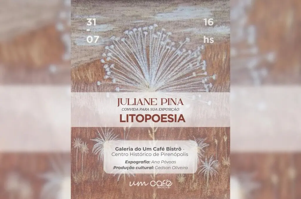 Hoje tem arte: estreia da nova mostra de Juliane Pina