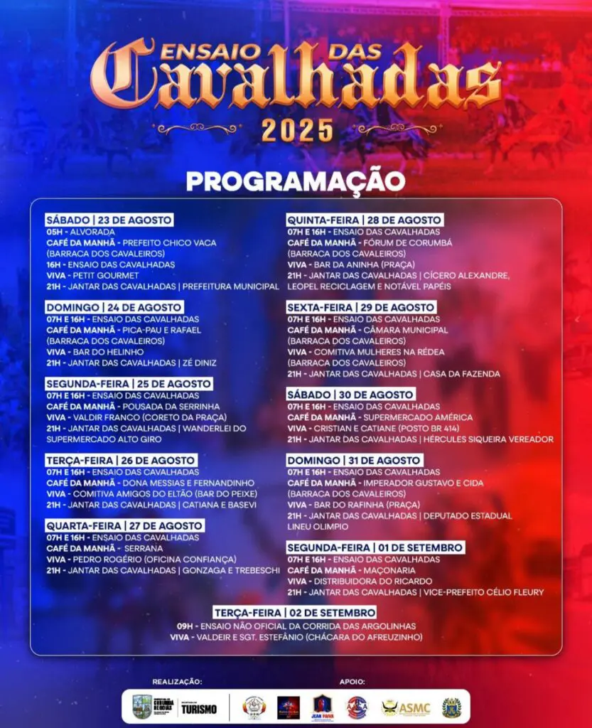 Ensaios das Cavalhadas 2025 animam Corumbá de Goiás