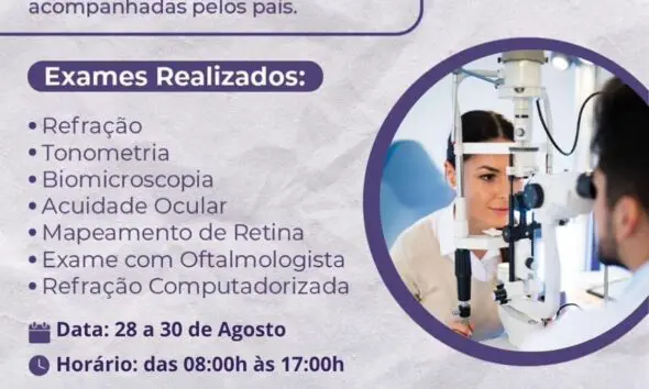 Pirenópolis recebe Mutirão da Visão com exames gratuitos
