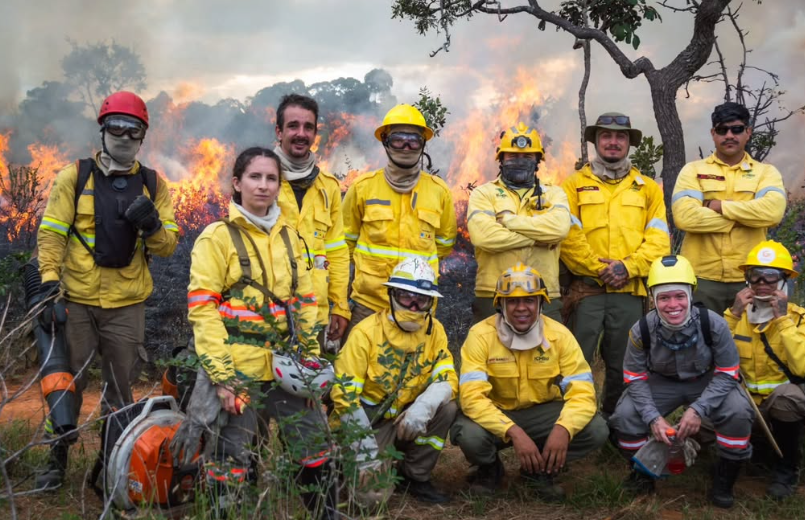 Formação gratuita de brigadistas na Serra dos Pireneus