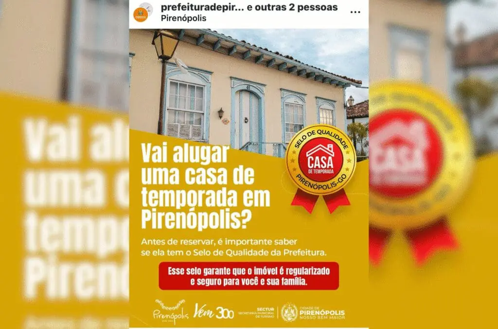 Selo de qualidade garante segurança em casas de temporada