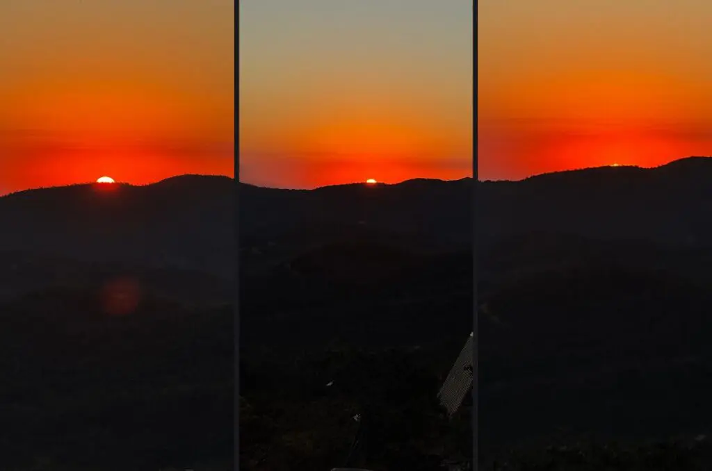 O entardecer mais fotogênico de Piri