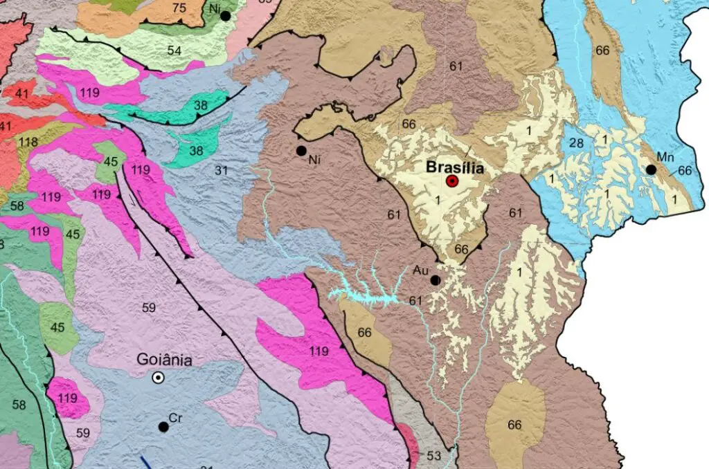 Região Centro-Oeste ganha novo mapa geológico