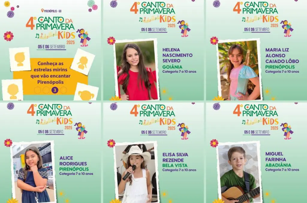 Canto da Primavera Kids anuncia mais crianças selecionadas