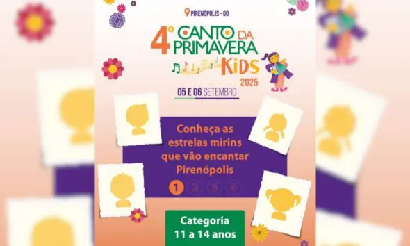 Canto da Primavera Kids anuncia talentos de 11 a 14 anos Canto da Primavera Kids anuncia talentos de 11 a 14 anos