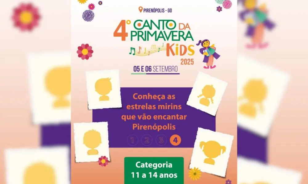 Últimos selecionados de 11 a 14 anos do Canto Kids