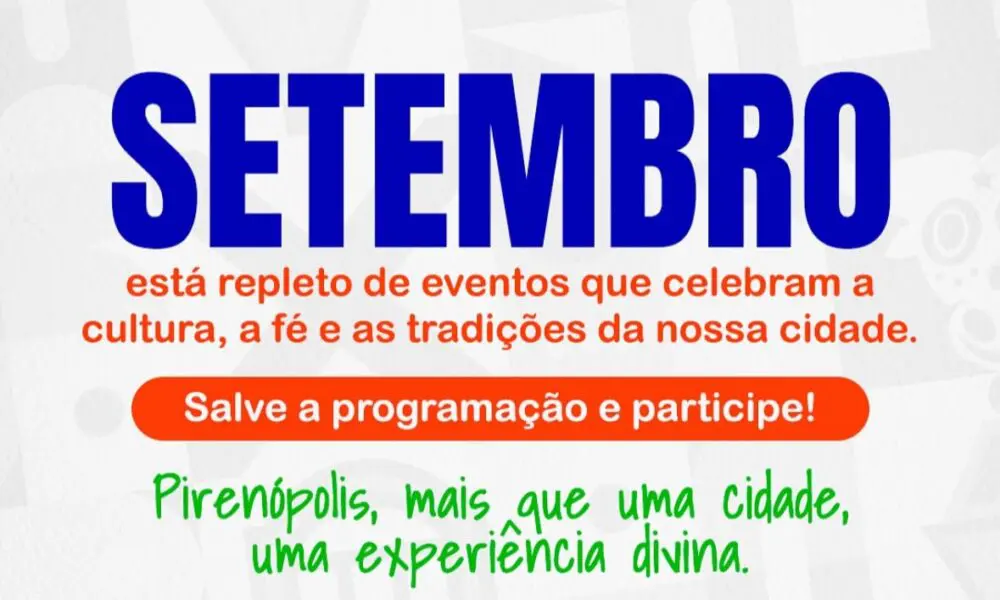 Setembro em Pirenópolis: festivais, fé e tradições movimentam a cidade