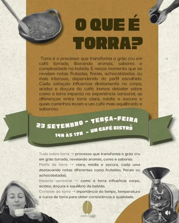 Café em Cena traz Torra e Cupping para experiência sensorial em Piri