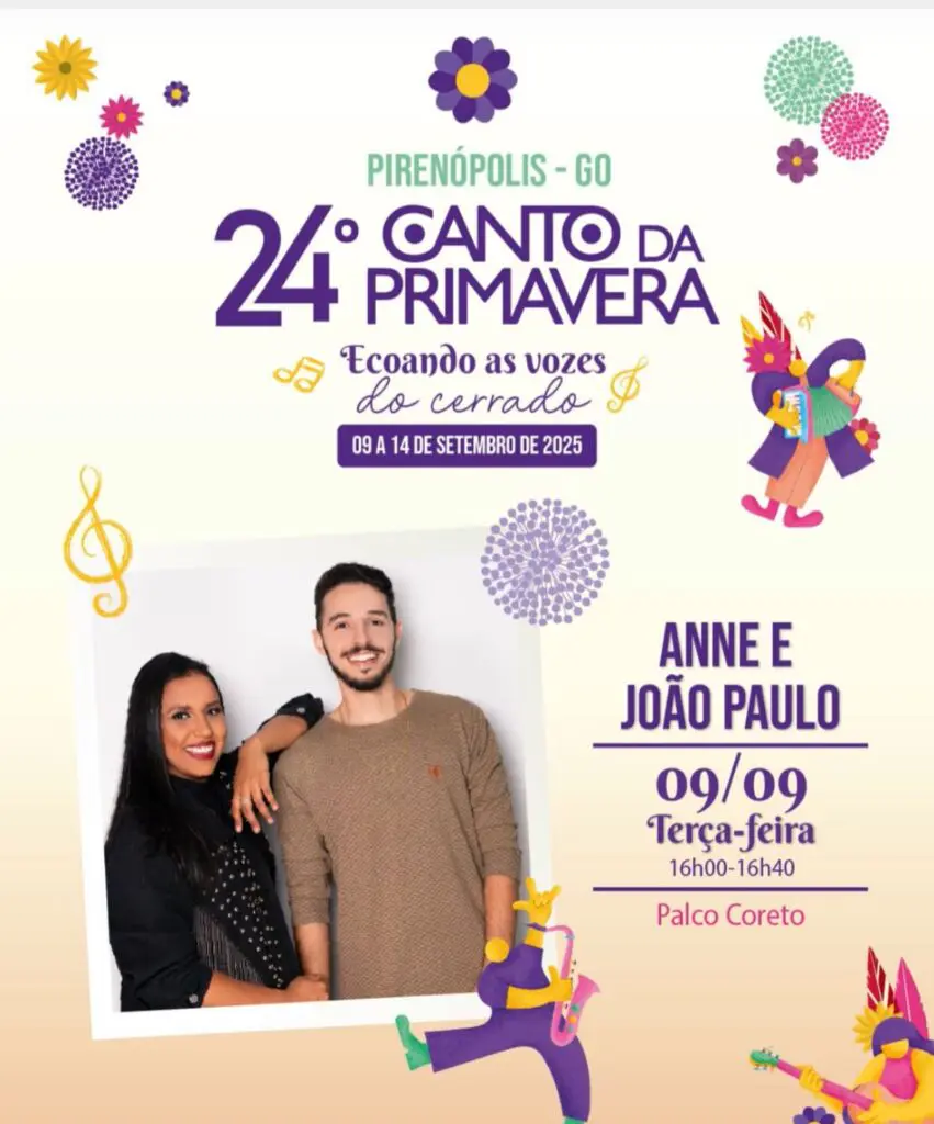 Anne & João Paulo abrem o Canto da Primavera 2025