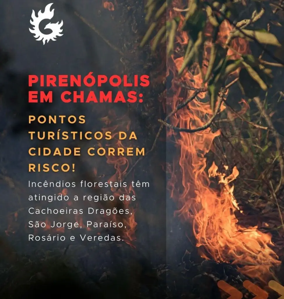 Brigada alerta sobre incêndios em Pirenópolis; população deve ficar atenta