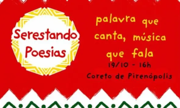 Serestando Poesias anima o Coreto de Pirenópolis em outubro Serestando Poesias anima o Coreto de Pirenópolis em outubro