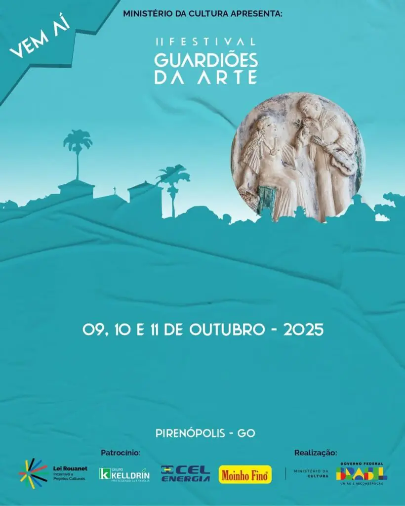 Vem aí a 2ª edição do Festival Guardiões da Arte em Pirenópolis