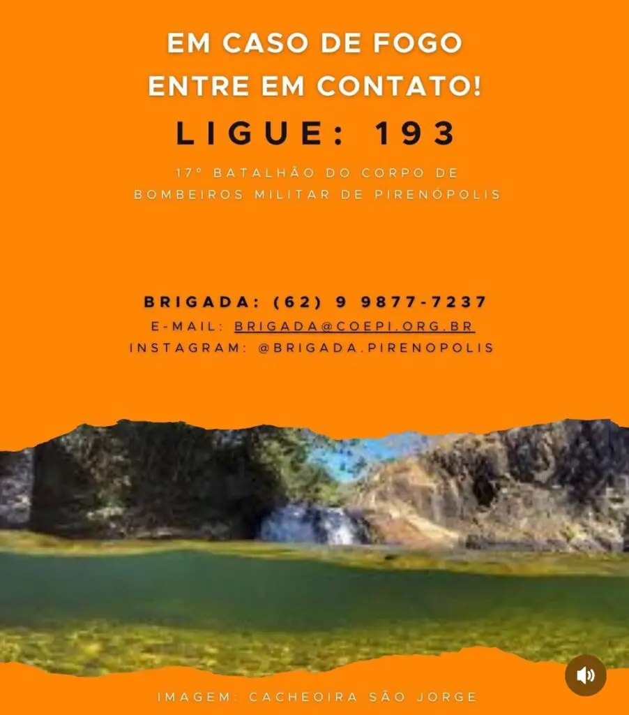 Brigada alerta sobre incêndios em Pirenópolis; população deve ficar atenta