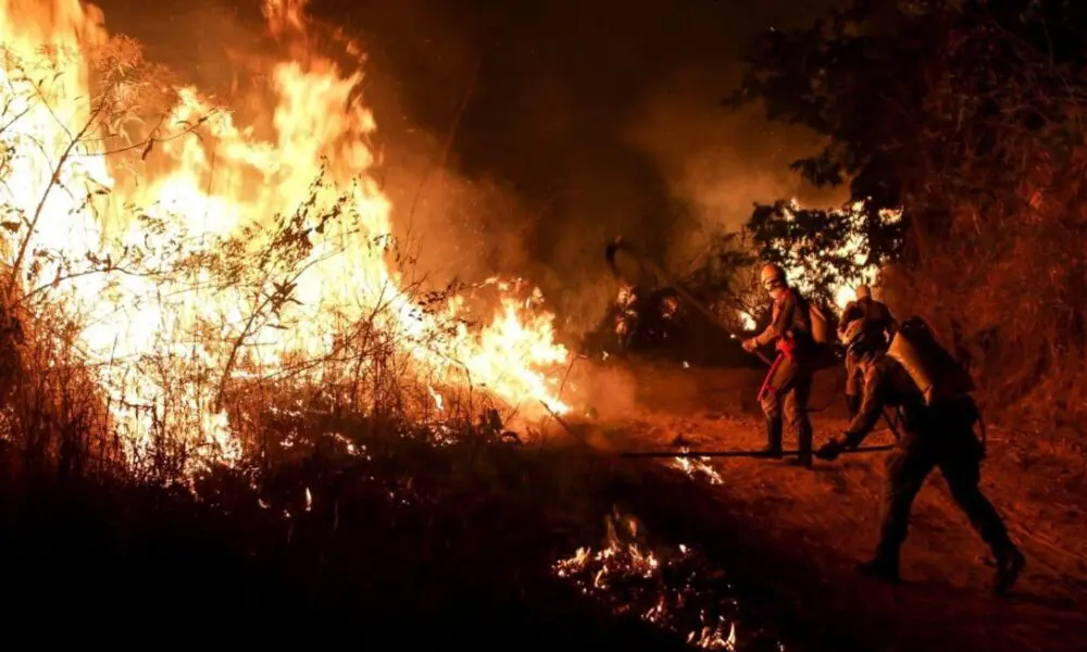 Fogo está sendo controlado e Piri segue funcionando normalmente