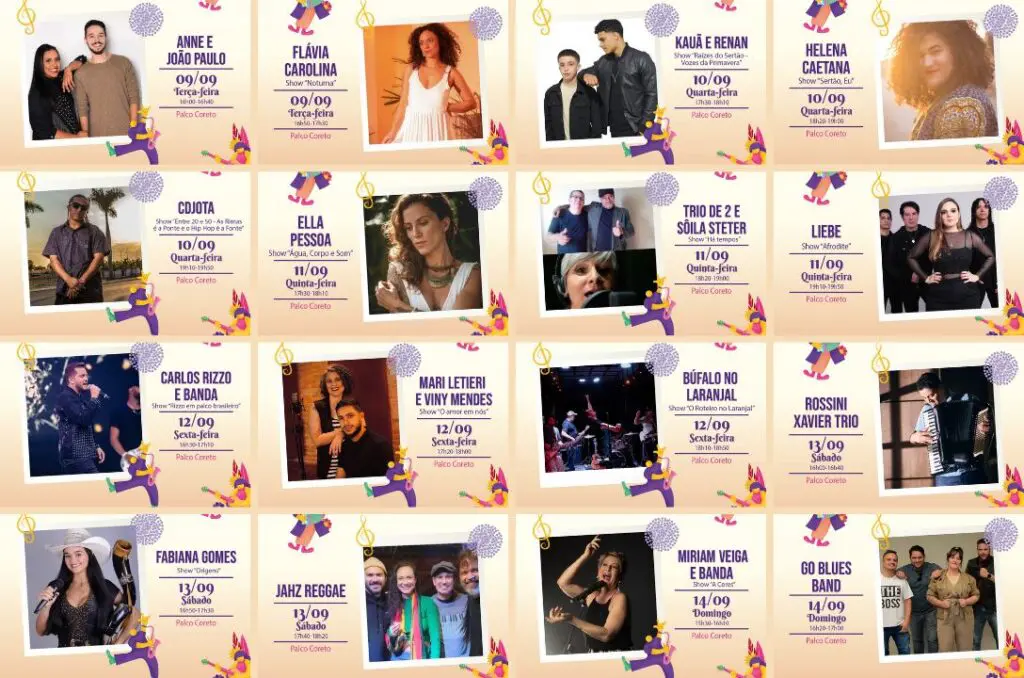 Diversidade musical toma conta do Coreto no Canto da Primavera