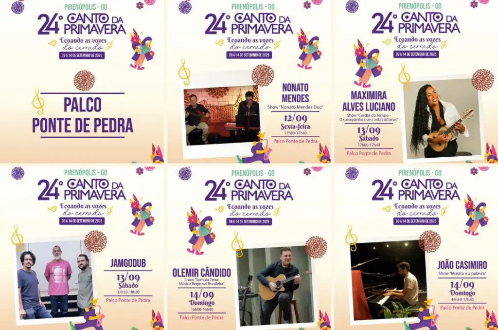 Palco Ponte de Pedra: som e emoção no Canto