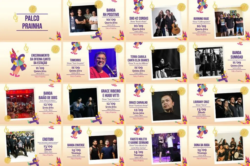 Música às margens do Rio das Almas no Palco Prainha