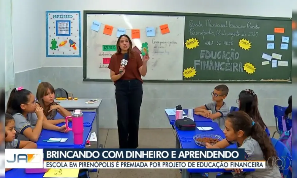 Escola de Piri vence prêmio e brilha na TV Anhanguera