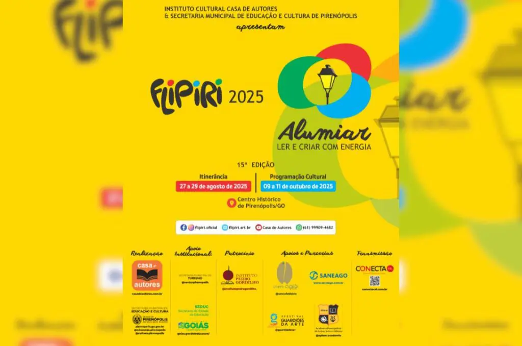Flipiri 2025 abre inscrições para lançamentos de livros