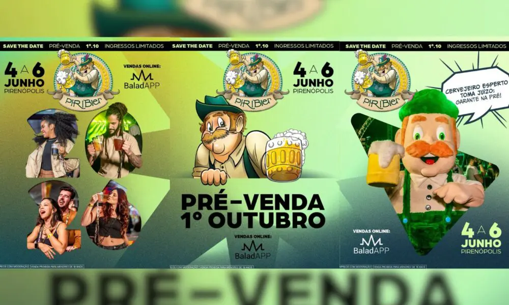 Piribier 2026 já tem data e pré-venda começa 1° de outubro