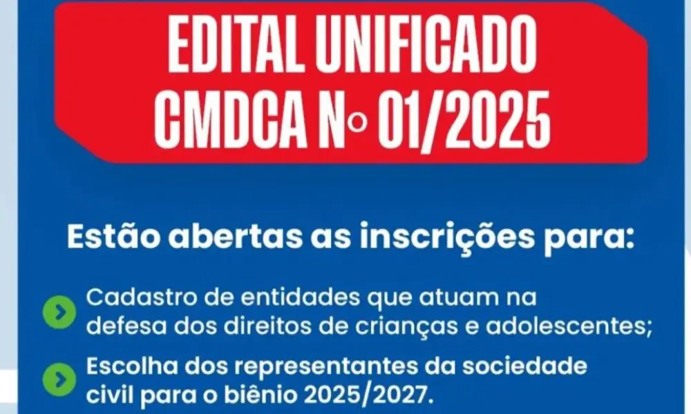 CMDCA Pirenópolis: inscrições abertas