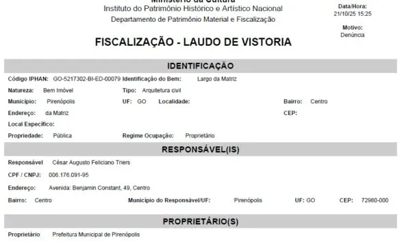 IPHAN solta documento que esclarece obra no Largo da Matriz Largo da Matriz