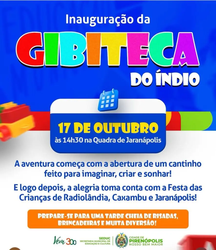 Prefeitura inaugura Gibiteca e faz Festa das Crianças