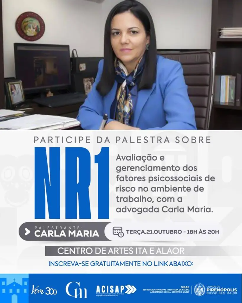 Palestra em Pirenópolis: Fatores Psicossociais no Trabalho