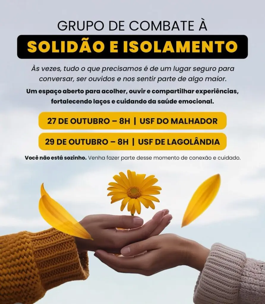 Prefeitura promove grupos para combater solidão e isolamento