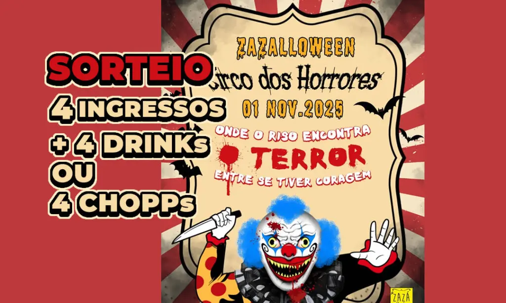SORTEIO ESPECIAL CIRCO DOS HORRORES!