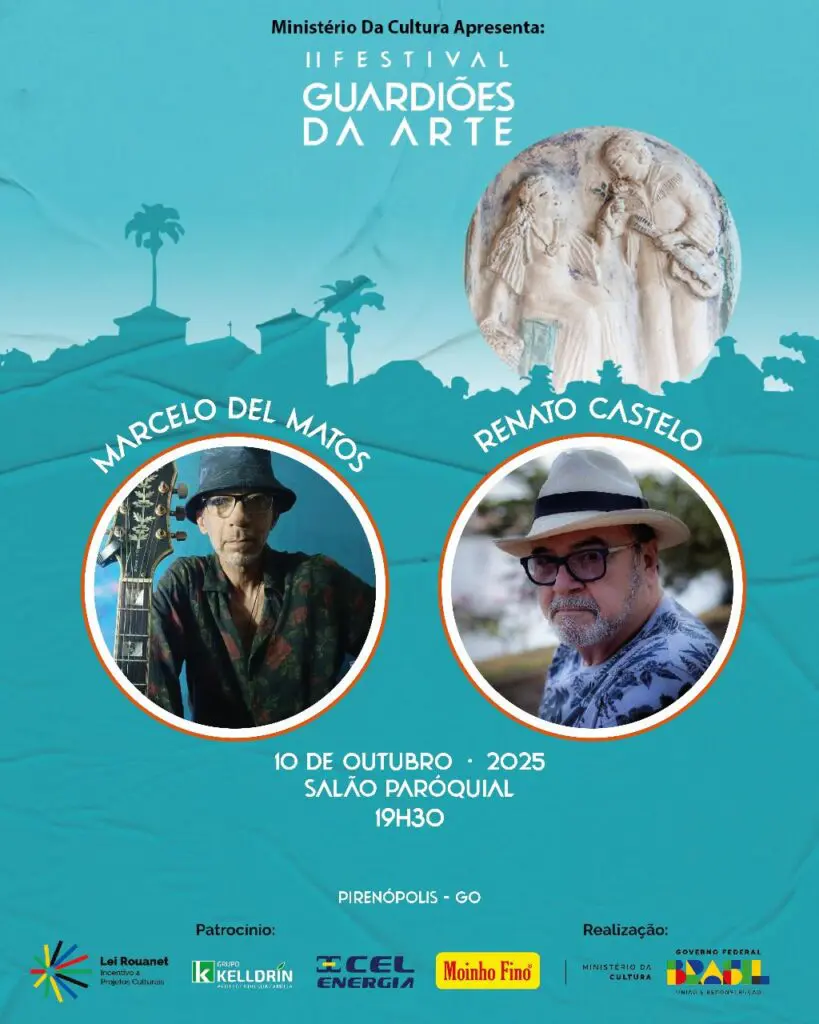 Festival Guardiões da Arte traz Marcelo Del Matos e Renato Castelo