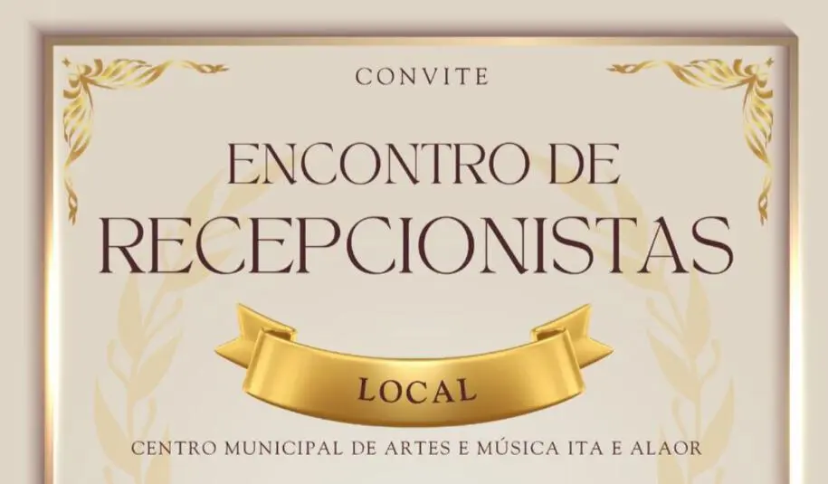 Encontro de Recepcionistas em Pirenópolis: 21 de Outubro