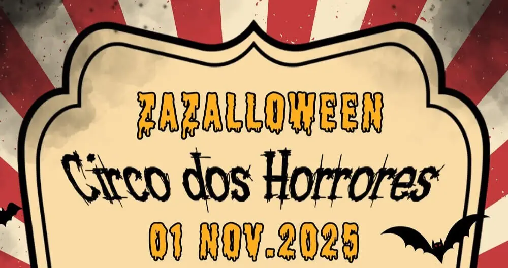 Zazalloween 2025: Circo dos Horrores em Pirenópolis