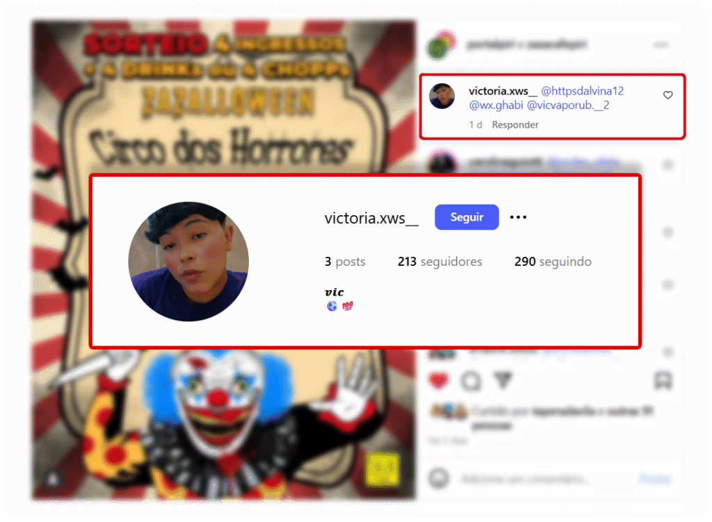 Resultado: sorteio do Circo dos Horrores em Pirenópolis