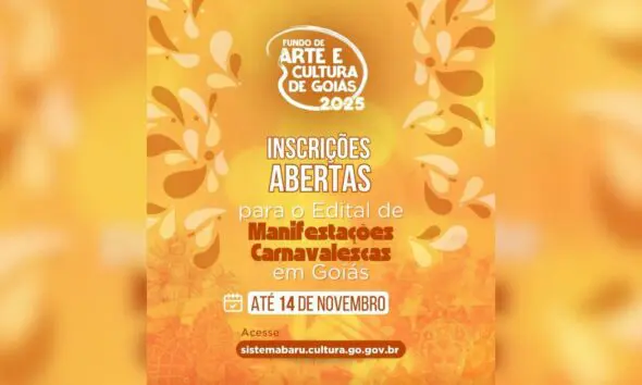 Inscrições abertas para apoio ao Carnaval goiano 2025