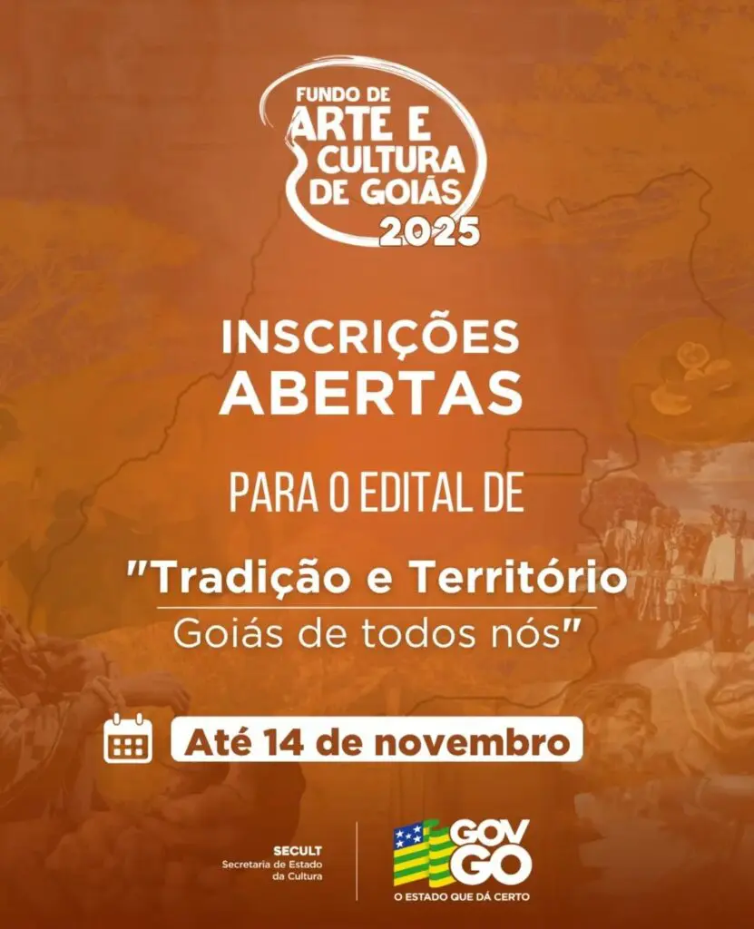 Edital Tradição e Território valoriza cultura goiana em 2025