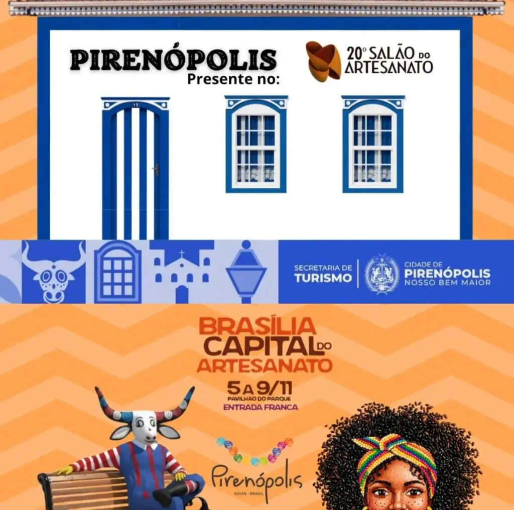 Pirenópolis presente no 20º Salão do Artesanato em Brasília!
