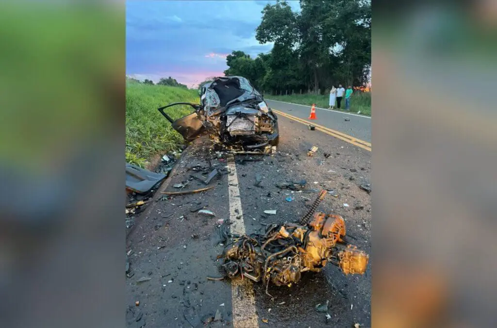 Acidente na GO-164 mata três policiais militares e outras duas pessoas em Firminópolis