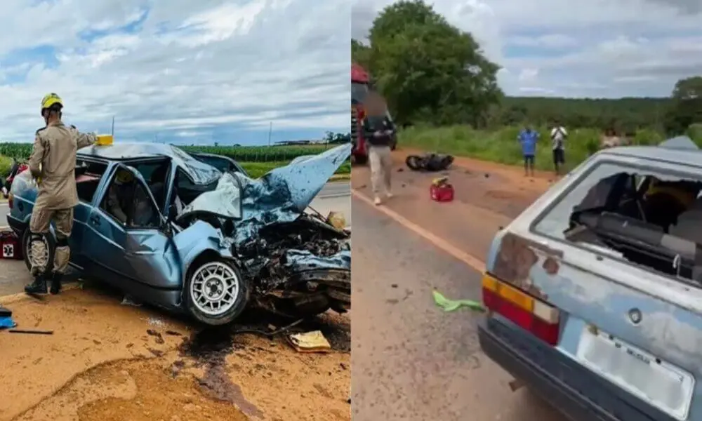 Grave acidente na BR-414 deixa dois mortos neste domingo