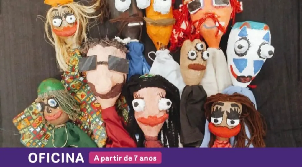 Atividades gratuitas da Cia. Animalenda em Pirenópolis
