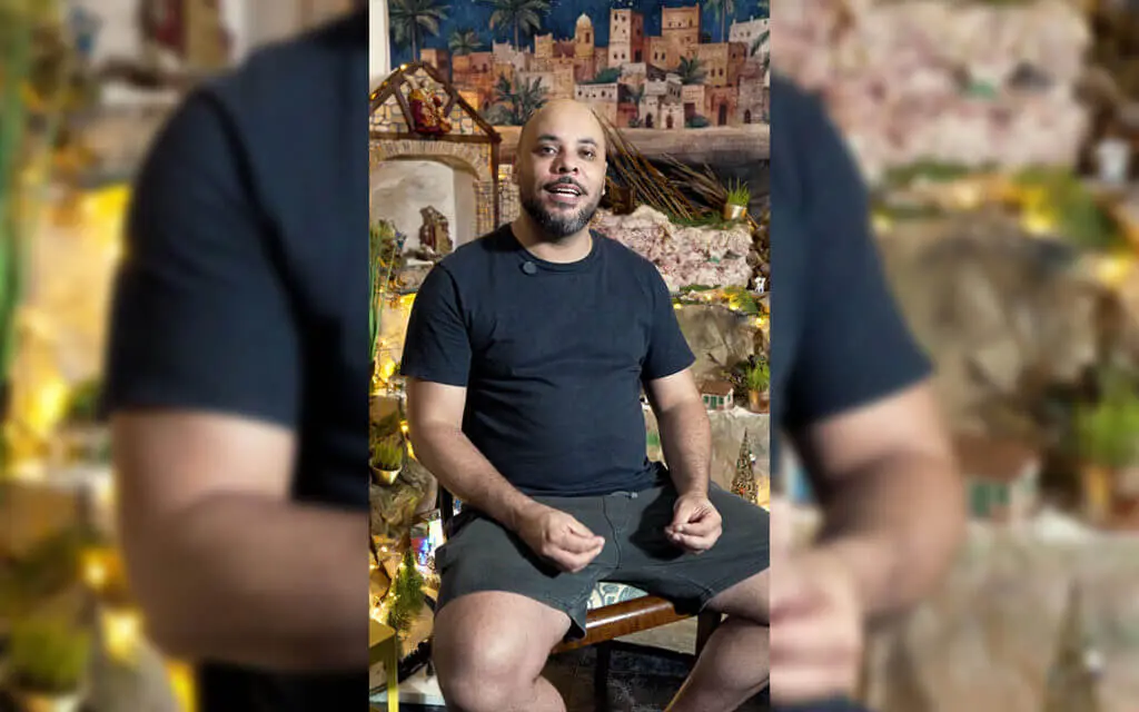 Ronaldo Félix mantém presépio tradicional há 33 anos em Pirenópolis