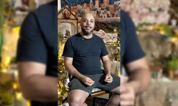 Ronaldo Félix mantém presépio tradicional há 33 anos em Pirenópolis Ronaldo Félix mantém presépio tradicional há 33 anos em Pirenópolis