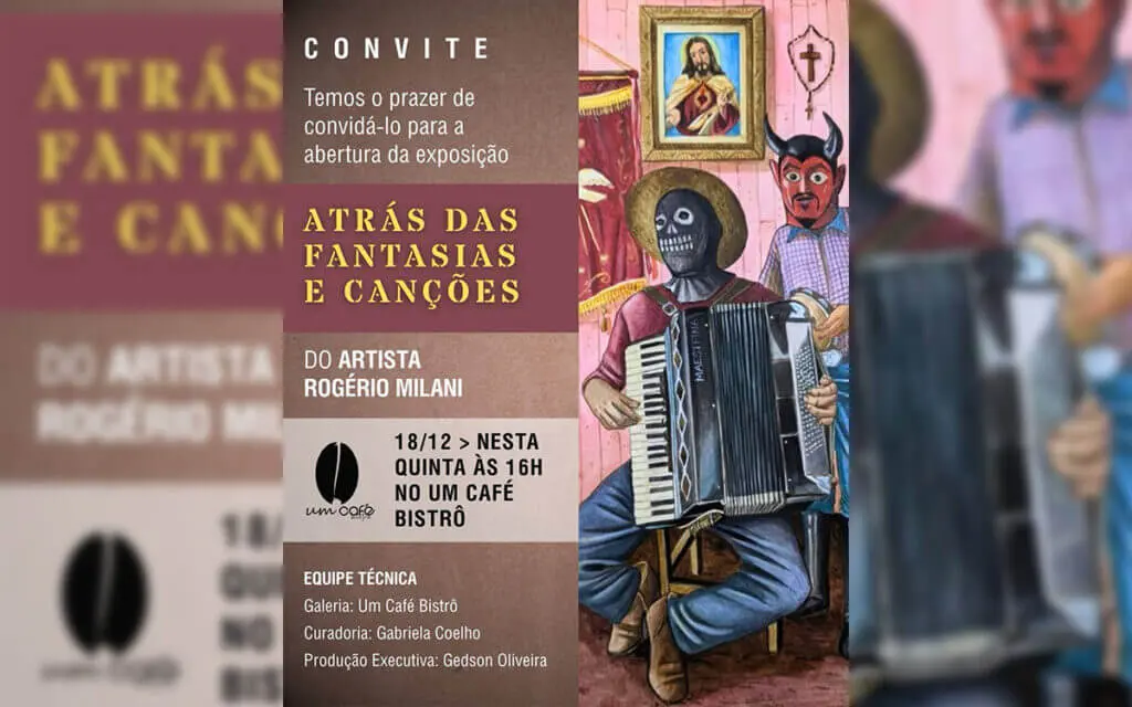 Um Café Bistrô recebe exposição de Rogério Milani e encanta a todos