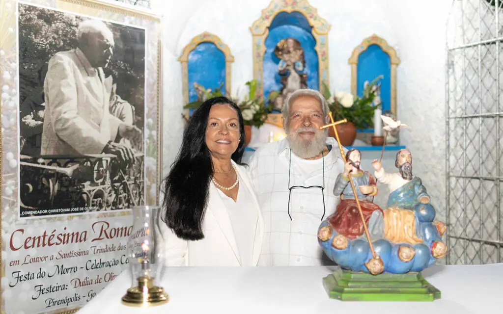 Duilia de Oliveira conduz a centésima Romaria dos Pireneus com emoção