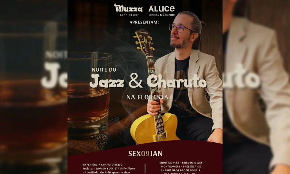 Jazz & Charuto une música, elegância e experiência sensorial
