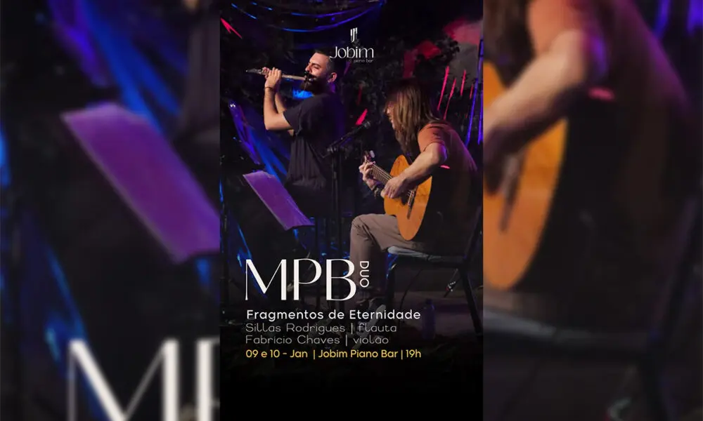 MPB em duo: Jobim Piano Bar recebe “Fragmentos de Eternidade”
