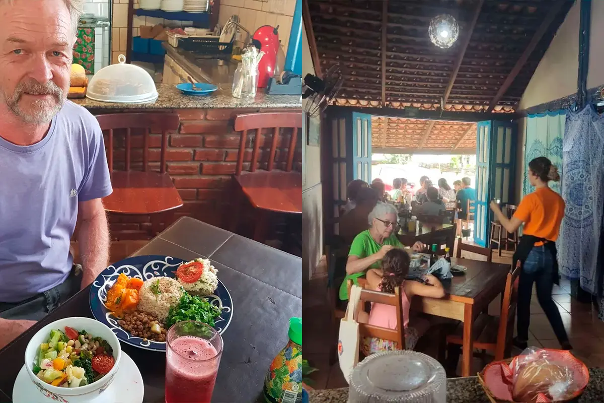Alegre Quase Vegetarianos em Pirenópolis: comida leve e local