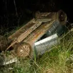 Capotamento GO-225 deixa motorista ferida entre Pirenópolis e Corumbá