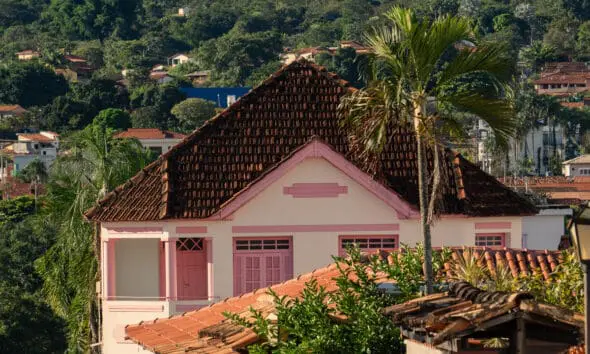 Casa art déco Pirenópolis arquitetura na Rua Direita