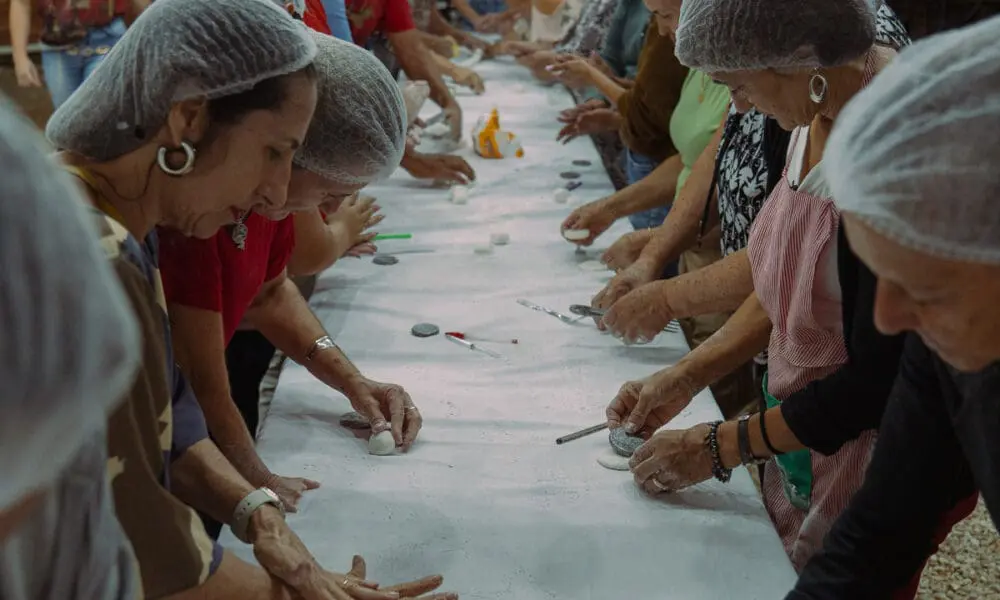 Verônicas do Divino como são feitas na Festa de Pirenópolis
